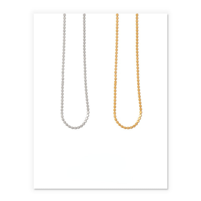 ALODIA NECKLACE IN BRASS WITH 18K GOLD FINISH
