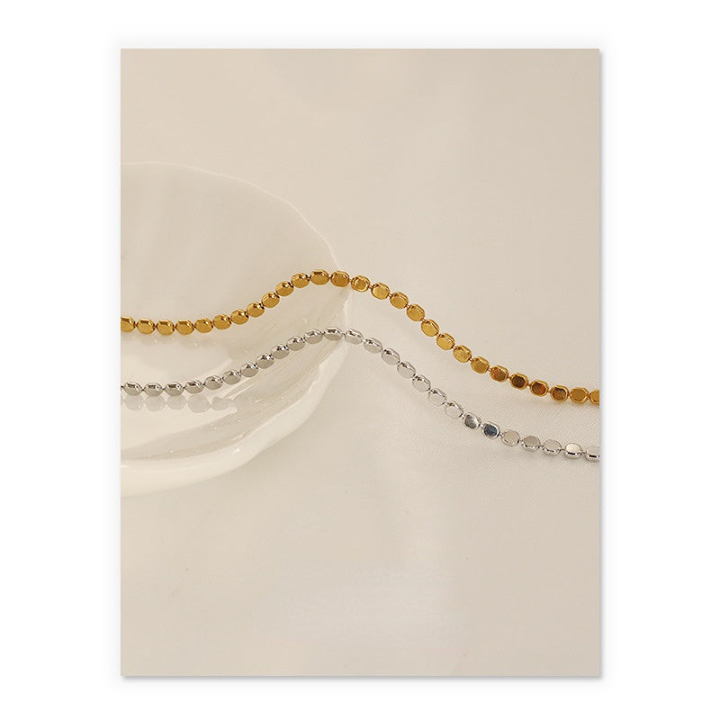 ALODIA NECKLACE IN BRASS WITH 18K GOLD FINISH