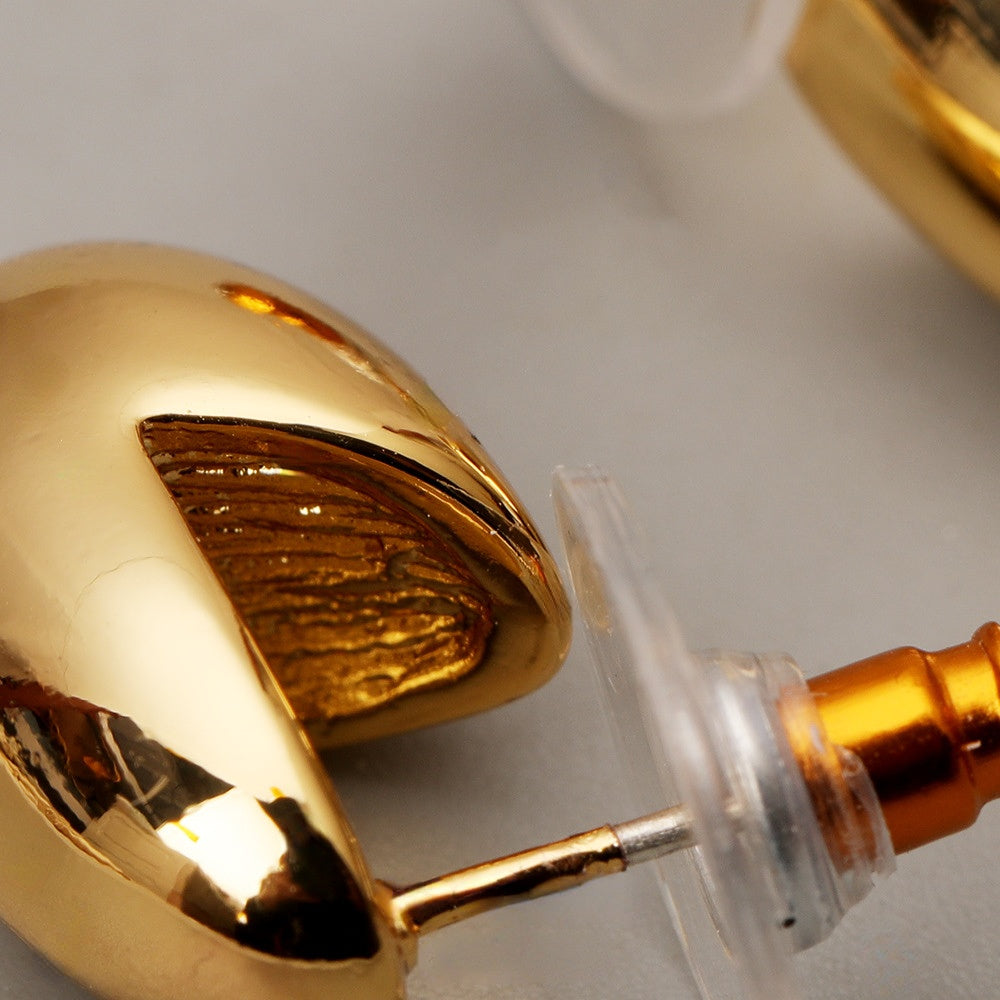 ALODIA WATER DROPS EARRING IN BRASS WITH 18K GOLD FINISH ELEGANT