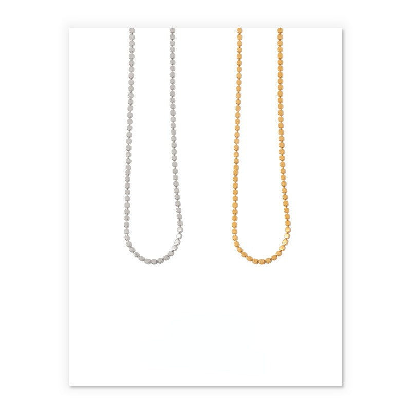 ALODIA  NECKLACE IN BRASS WITH 18K GOLD FINISH 