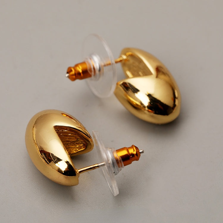 ALODIA  WATER DROPS EARRING IN BRASS WITH 18K GOLD FINISH ELEGANT